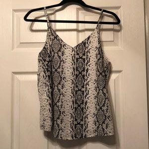 Snake Print Tank Top